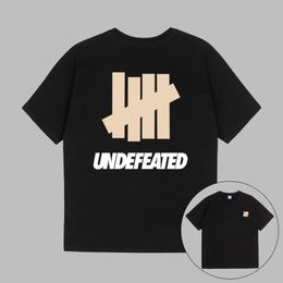 New Undefeated Mens T-shirts Designer T-shirts Loose Breathable Oversize Men Women Soft Short Sleeve Size S-2XL 100% Cotton Casual T Shirt 230