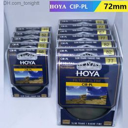 Filters Genuine HOYA 72mm Circular Polarizing CIR-PL SLIM CPL Filter Slim Polarizer Protective Lens Filter for Camera Nikon Lens Q230905