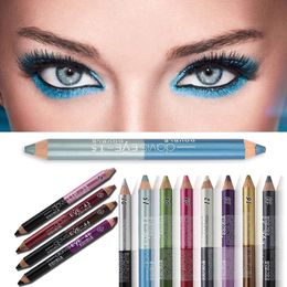 Eye ShadowLiner Combination Double-headed Durable Sweatproof Eyeliner Pencil Eye Shadow Pencil Lasting Eye Liner Pencil Pigment Waterproof Makeup Tools 230904