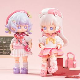 Blind box Teennar Early Summer Sakura Jk Series Obtisu11 Dolls Blind Box Toys Cute Elf Bjd Joint Figures Mystery Box Anime Model Girl Gift 230904