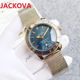 mens automatic mechanical watches classic style 46mm big dial full stainless steel mesh strap top quality Self-wind Fashion Wristw2680