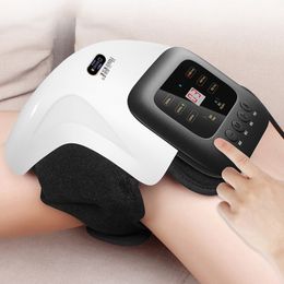 Leg Massagers Old Cold Legs Joint Knee Physiotherapy Instrument Vibration Heating Massager Relieve Osteoarthritis Infrared Therapy 230904