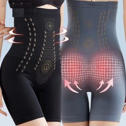 Womens Shapers High Waist Slimming Panties Tummy Control Postpartum Shaping Underwear Butt Lift Boxer Briefs Body Shaper 230905