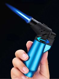 Windproof lighter, moxibustion, aromatherapy, cigar igniter, dual-fire conversion, direct-flow inflatable spray igniter gift ABKB