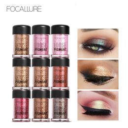 Eye Shadow FOCALLURE 18 Colours Glitter Liquid EyeShadow Shimmer Shine Diamond Brighten Pigment Eye Shadow Powder Makeup Cosmetics for Women 230904