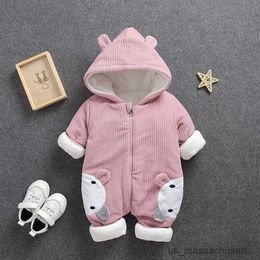 Down Coat 2023 New Baby come rompers Clothes cold Winter Boy Girl Garment Thicken Warm Comfortable Pure Cotton coat jacket kids R230905
