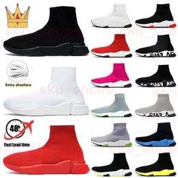 Classics popular sneakers socks shoes speed 1.0 runner all pink red black Navy Blue boots sports shoes Luxury Mens Luxury Womens comfortable trainer Dhgate Eur 36-45