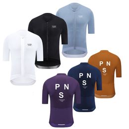 Cycling Shirts Tops PNS Men Cycling Jersey MTB Road Bike Cycling Clothes Short Sleeve Jersey High Quality Jersey Cycling Ciclismo Bicycle Clothing 230904