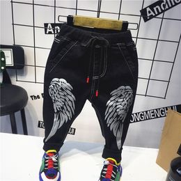 Jeans Kids Boys Jeans Fashion Clothes Pure pants Denim Clothing Children Baby Boy Cowboy Long Trousers AS37 230904