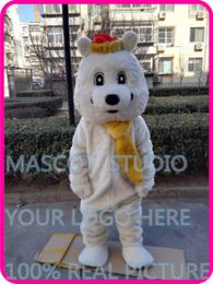 white polar beer mascot costume custom fancy costume anime kit mascotte theme fancy dress carnival costume 41008