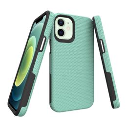 Triangle Texture Drop Protection Hybrid Rugged Armor Shockproof Phone Case For iphone 15 14 13 12 11Pro Max
