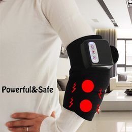 Leg Massagers Electric Heating Knee Massager Elbow Pad Vibration Massage for Arthritis Joint Pain Relief Brace Support Health Care 230904