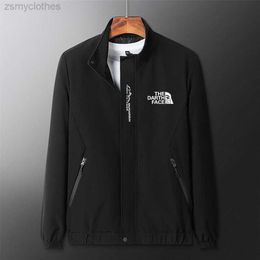 New Spring and Autumn Men's Jacket Stand Collar Casual Trend THE DARTH FACE Print Oversize Jacket316b