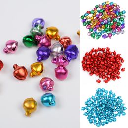 Christmas Decorations 100Pcs Loose Beads Mini Jingle Bells Decoration DIY Crafts CN 230905