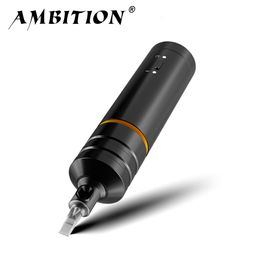 Tattoo Machine Ambition Sol Nova Unlimited Wireless Tattoo Pen Machine 4mm Stroke for Tattoo Artist Body Art 230905