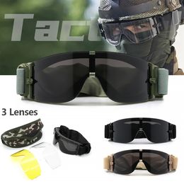 Tactical Sunglasses X800 Explosion-Proof War Game Glasses Special Forces Tactical Glasses Bulletproof Shooting Goggles Anti-Wind And Sand Protective 230905