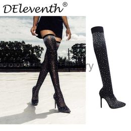 Boots High Heels Baciga Knee High Boots For Women Punk Style Autumn Winter Chunky Platform High Boots Party Shoes Ladies J230905