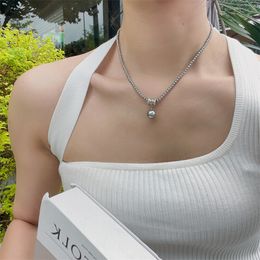 Wholesale Strong Light Pearl Small Waist Temperament Entry Lux Necklace Special-Interest Design High-Grade Clavicle Chain