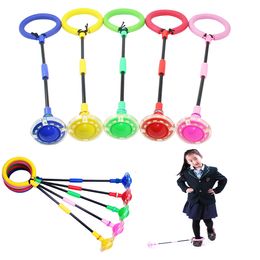 Jump Ropes LED Flash Skip Rope Children Adults Glowing Skipping Sport Toy Outdoor Exercise Fitness Single Foot Jumping Ball 230904