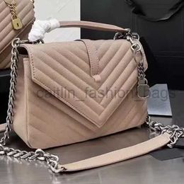 Bags Designers s women gold silver chain leather hands Lady quilted lattice chains flap luxurious hand yslii bag designer bag caitlin_fashion_bagssG42