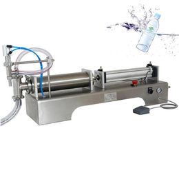 Pneumatic Liquid Filling Machine Commercial Automatic Bottle Filler for Oil Cosmetic Beverage Filler 1000-5000ML