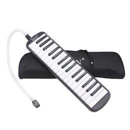 Piano Style Melodica With Box Organ Accordion Mouth Piece Blow Key Board 32 Key