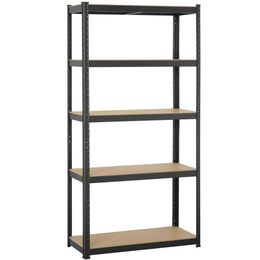 Heavy Duty 71 H Shelf Garage Steel Metal Storage 5 Level Adjustable Shelves Rack292S287e