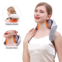 Massaging Neck Pillowws Product Description Name KC Deep Heating Shiatsu Rechargeable Typec Charging Shoulder Back Waist Kneading Massager 230904