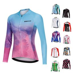 Cycling Shirts Tops MIEYCO Cycling Jersey Roupa Ciclismo Women Clothes Full Sleeve Cycles Shirt Wear Quick Dry Bike Jersey Spring Autumn 230904