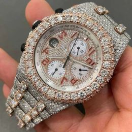 35KY PAK1 2023Other Watch Wristwatch Sparkle Ice Out Pave Setting VVS Diamond Watch For Men Stainls Steel Material In Fashion Brand