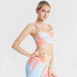 Yoga Outfit Seamless Suits Women's Tracksuit Gym Clothes Workout Set Sportwear Fitness Clothing Tie Dye High Waist Leggings