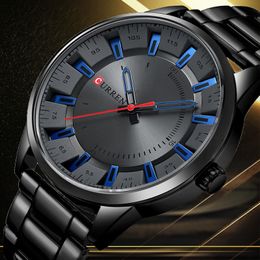 Wristwatches Fashion Minimalist Style Mens Watch Quartz Stainless Steel Strap Clock Relaxo 230905