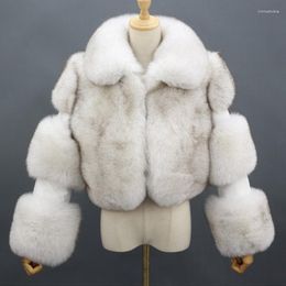 Women's Fur Winter Furry Cropped Faux Coats Jackets Women Man Fluffy Top Coat Zipper Straight Short Jacket Fashion Street Outwear