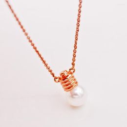 Pendant Necklaces Trendy Classic Necklace Gold White Pearl Pendants For Women Girls Fashion Jewellery Accessories Wedding Gift