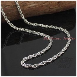 Chains 18-36" 3/6mm Fashion Jewelry 316L Stainless Steel Silver Color Curb Link Chain Mens Womens Necklace High Quality Not Fades