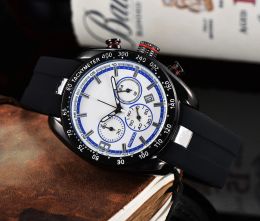 2023 Classic Men's Luxury Quartz Watch Top Designer High Quality Fashion Casual Six Hand Running Second Multifunctional Calendar Waterproof Watch Strap