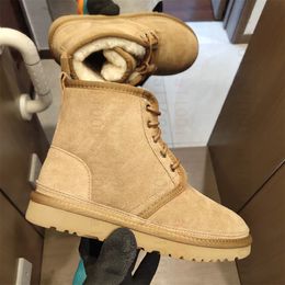Дизайнерские пушистые зимние сапоги, зимние австралийские шерстяные ботинки на платформе, туфли Neumel на шнуровке из овчины с мехом, из натуральной кожи, классические брендовые повседневные женские ботинки-слайдеры 45