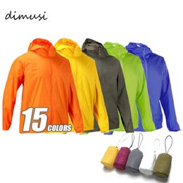 Men s Jackets DIMUSI Brand Quick Dry Skin Coat Sunscreen Waterproof UV Women thin Army Outwear Ultra Light Windbreake Jacket 3XLYA105 230906