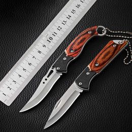 2024 Folding Knife Stainless Steel Outdoor Multifunctional Mini Portable Keychain Fruit PO29