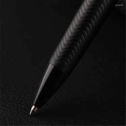 Luxury Quality Pure Black Colour Student School Office Stationery Supplies Ballpoint Pen