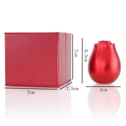 Gift Wrap Fancy Box Rose-shaped Design Jewellery Long-lasting Widely Applied Small Romantic Engagement Ring Storage