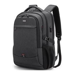 School Bags Laptop Backpack For Men 173Large Capacity USB Port Bag Business Oxford Wearresistant Waterproof Travel 230905