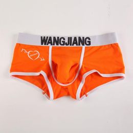 Underpants Men's U Convex Pouch Underwear Pure Cotton Simple Boxer Shorts Teenager Elephant Nose Panties Youth Fashion Sports Aro Pants