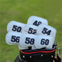 Other Golf Products 7picsa Lot Golf Club Wedges Headcover 48 50 52 54 56 58 60 Degree Wedges Headcover Sports Golf Club Wedge Protection Cover 230905