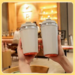 Water Bottles Double Stainless Steel Coffee Thermos Mug 380ml Multi Purpose Portable Cup Leak proof Car Travel 230906