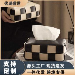 Designer Cassette Botegss Ventss Tote bags for women online store Black and white chessboard checkerboard tissue box living room light With Real Logo