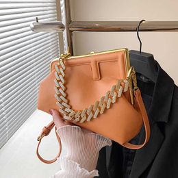 2024 luxury Luxury Designer Factory direct sales high quality New Women's Bag Fashion shoulder messenger handbag dinner mouth bag bags
