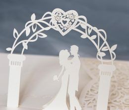 Wedding Invitations Fashion 3D Marriage Laser Cut Invite Card Hollow Out Personalised Insert Printing Mti Colours Folder Invitation ZZ