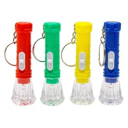 Other Household Sundries 2021 Wholesale Transparent Mini Flashlight Electronic Luminous Portable Kids Prizes Customized Small Gifts Dhtq9