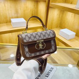 2024 luxury handbag Factory direct sales high quality Advanced Women's New Fashion Printing Small Square Versatile One Shoulder Crossbody Bag Personalised Handbag